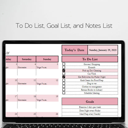Monthly Calendar Google Sheet, Monthly Calendar Template, Calendar Template, Calendar Google Doc